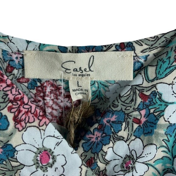 Anthropologie Easel Sundress Midi Strappy Halter Flowy Dress Size L - Picture 9 of 13